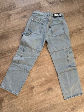 THE RAGGED PRIEST light blue denim carpenter jeans